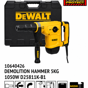 DEWALT Demolition Hammer 5KG 1050W D25811K-B1