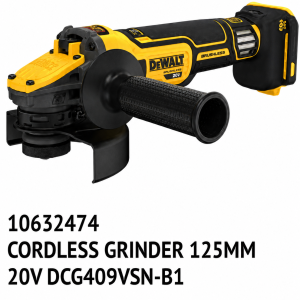 DEWALT Cordless Grinder 125mm 20V DCG409VSN-B1 (Bare Unit)