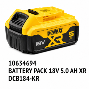 Battery Pack DEWALT DCB184 XR 18V/20V Max 5.0Ah Li-Ion