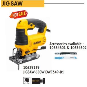 DEWALT DWE349-B1 Portable Jigsaw 650W