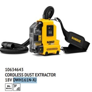 DEWALT DWH161N-XJ 18V XR Universal Dust Extractor (Bare Unit)